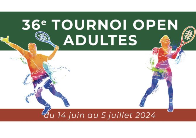 36e Tournoi Open Adultes du Tennis Club de la Pierre Rouge